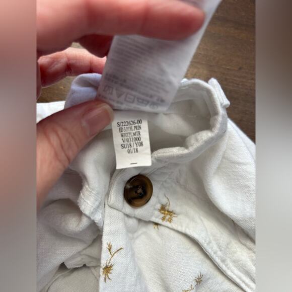 Old Navy Women's 0 Linen Blend Everyday Short Lightweight White Resort Beach - Picture 7 of 7